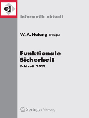 cover image of Funktionale Sicherheit
